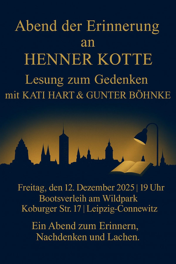 Erinnerungsabend Henner Kotte